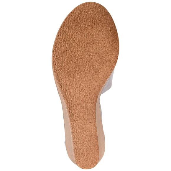 NWT Women’s Clarks  Kedzie Wedge Sandals Tru Comfort Foam Gray Size 7 - Picture 5 of 5